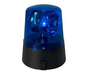 LIFTATAPA Lumière stroboscopique LED rotative à 360 degrés pour fête disco DJ clignotante scène, balise d'urgence de voiture de police avec interrupteur de contrôle pour DJ Show Bar (bleu)