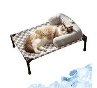 Lifted Dogs Bed Removable Breathable Portable Cots with Pillow Pet Cot