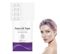 Lifting Visage Autocollant,Face Lift Tape,Patch Lifting Visage,Face Lift Patch,Patchs De Levage De Invisibles,Patchs Anti Rides pour Double Menton,Cou et Yeux,120 Pièces V-Line Facelift Patches Bandes