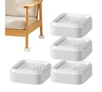 Lifts Riser - Thermoplastic Rubber, 3,15 x 3,15 x 1,22 in Square Block Adjustable Furniture Support | Non-Slip Heavy-Duty Appliance & Table Riser, Stackable Bed & Table Lift For Washer, Refrigerator
