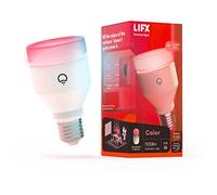 LIFX Couleur, A19 1100 lumens, ampoule LED intelligente Wi-Fi, des milliards de couleurs et de blancs, pas de pont nécessaire, compatible avec Alexa, Hey Google, HomeKit et Siri