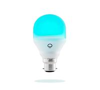 LIFX Mini (B22) Ampoule smart LED connectable Wi-Fi, ajustable, multicolore, ajustable, pas de hub requis, fonctionne avec Alexa, Apple HomeKit et Google Assistant