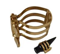 Ligature de saxophone alto sax - Accessoire robuste et multifonction pour saxophone - Accessoire robuste pour saxophone - Pour les spectacles, les amateurs de musique, les saxophonistes et un