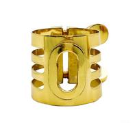 Ligature d'embouchure de saxophone au design exquis pour saxophone soprano alto ténor clarinette (Sax alto)