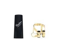 Vandoren Ligature M/O Sib plaquée or avec couvre-bec plastique