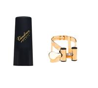 Ligature M/o Ténor Plaquée Or et Couvre-bec Plastique - LC58GP