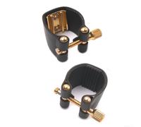 Ligature pour Bec Sax Ténor Ligature pour Bec Sax Ténor Ligature | PU , fixation précise, protection optimale du bec, design élégant, léger 30g(B)