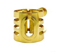 Ligature pratique pour saxophone et clarinette, maintient solidement l'anche pour embouchures soprano alto et ténor, design (sax alto)