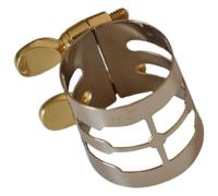 Ligature Saxophone Alto en Cupronickel, Pince de Remplacement Légère | Accessoire Portable pour Anches, Maintien Stable du Tube, Pièce pour Instruments de Musique