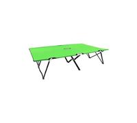 vidaXL Chaise longue pliable 2 places acier vert
