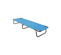 Ligbed inklapbaar staal turquoiseblauw310348