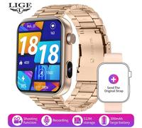 Lige 2025 Nouveau 512 Mo Caméra Smartwatch 1.91 "Hd Faire Réponse Appel Prendre Vidéo Enregistrement Sonore Musique Sport Étanche Montre Intelligente