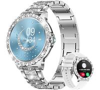 LIGE Montre Connectée Femme avec Appel Bluetooth, 1.32" Diamond Smartwatch Féminine Etanche avec 20 Modes Sportifs Podometre Sommeil pour iOS et Android