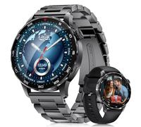 LIGE Montre Connectée Homme avec Appel Bluetooth 750mAh Batterie, 1.43" AMOLED Smartwatch avec 24/7 Fréquence Cardiaque, Sommeil, SpO2,123 Modes Sportifs,IP68 Étanche Android iOS