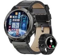 LIGE Montre Connectée Homme avec Appel Bluetooth Assistant Vocal, 1.52'' HD Montre Connectée Sport, 300+ Cadran pour Android iOS