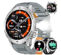 LIGE Montre Connectée Homme Smartwatch: 1,75" AMOLED avec Appel Bluetooth Sommeil 1000mAh Batterie 120+ Mode Sport Étanche Fitness Tracker pour Android iOS