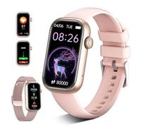 LIGE Montre intelligente avec plus de 100 exercices - HD de 1,44" - Étanche IP68 - Batterie de 7 jours - Pour femme et homme - Android iOS
