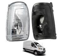 Ligeinsrk 1 paire d'aile à ailes d'indicateur de lampe de lampe définit les accessoires voiture, lentille miroir voiture à gauche et droite, accessoires pour hommes