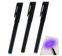 Ligeinsrk 3pcs Invisible Encre Pen 5, 5 pouces Longueur Funny Invisible Pen pp disparaître Ink facile à utiliser pour les prix de classe de Noël Spy Gift Party Favors Glow dans l'obscurité
