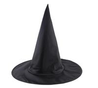 Ligeinsrk Chapeau de sorcière noire pour femmes Halloween Witch Paped Hat Costume Accessoire pour Halloween et Party de Noël Capuche tissu oxford a culminé 1packhalloween