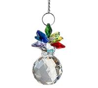 Ligeinsrk Crystal Pineapple Sun Catcher Fenêtre Suspendue Crystal Suncatchers Rainbow Maker Chandelier Curtain Pendard Décor de Mariage Giftcatters