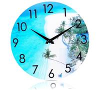 Ligeinsrk Horloge extérieure 12 '' Corloge Murale extérieure étanche Acrylique