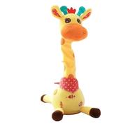 Ligeinsrk Jouet de Girafe Dansant, 14x8 Pouces Courte en Peluche Animal en Peluche bouffable Giraffe bébé Jouet de Musique avec la Musique Cadeaux Mignons pour Tout-Petit, bébé, Animaux en