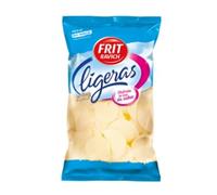 Ligeras Chips Ondulées au Sel, Chips Légères à Base de Farine de Pomme de Terre, Snack Croustillant - Lot de 12 × 115g
