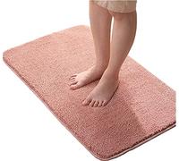 LiGG LiGG Tapis de bain absorbant et antidérapant Tapis pour salle de bain Couleur unie, Polyester, Rose, 30 x 50 cm