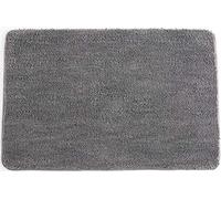 LiGG Tapis de Bain Confortable Microfibre Antidérapant Absorbant Lavable en Machine pour Salle de Bain, Gris, 40 x 60 cm