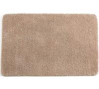 LiGG Tapis de Bain Confortable Microfibre Antidérapant Absorbant Lavable en Machine pour Salle de Bain, Beige, 30 x 50 cm