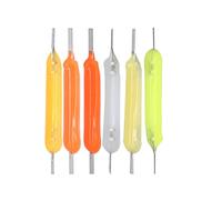 LIGHBIB 12V 24V 57V 26mm LED Filament Ampoule Lampe Pièces Blanc Froid Blanc Chaud Rouge Bleu Vert Filament LED Diode Partielle Led Ampoule Puce,6500K Blanc,6V 30 Pièces