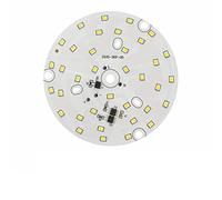 LIGHBIB 2 Pièces Puce LED Pour Downlight 3W 5W 7W 9W 12W 15W 18W SMD 2835 Perles Lumineuses Rondes AC 220V-240V Led Downlight Puce Éclairage Projecteur,12W,220V Blanc Froid