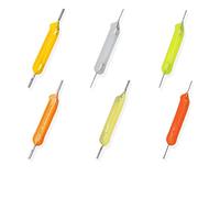 LIGHBIB 20 PCS 19mm 3V Edison Ampoule Filament Lampe Pièces LED Puce Lumière À Incandescence Accessoires Diodes LED Filament Rose,DC3V 20mm 20pcs,Rouge
