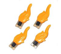 LIGHBIB 3 V Led Cob Flash Bougies Edison Flexible Filament 2200 K Diode Lumière Décoration Ampoule Accessoires Diy Rétro Bougie Lumière,2200K Warm White,10 Pièces