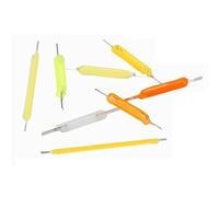 LIGHBIB 3V COB LED Céramique Filaments Edison Bulbe Pièces De Lampe De Lampe,2400K,68 Mm Dc3v 5pcs
