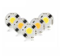 LIGHBIB 5 Pièces LED 3W 5W 7W 9W COB Puce Lampe 220V Smart IC Pas Besoin De Pilote Ampoule LED Pour Projecteur Projecteur Bricolage Éclairage Blanc Froid Blanc Chaud,9W,Blanc Chaud