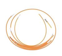 LIGHBIB Ampoule Led Edison 3v, Filament Flexible Rétro Cob + Sur Un Côté, Lumière D'ambiance Magnétique, Accessoires, Pièces,Blanc Chaud 2 700 K.,300mm 10 Pièces