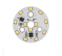 LIGHBIB CHIP Downlight LED 3W 5W 7W 9W 12W 15W 18W CHIP DE LUMIÈRE ROUNDE AC 220V-240V 2835SMD Perles De Lampe Froide/White D'éclairage Blanc,Blanc Chaud 220V 5W,220V 1PCS
