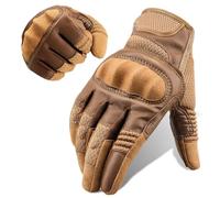 LIGHBIB Gants Tactiques Adultes Sports Extérieurs Antidérapants,Loup Brun,M (21-23 Cm)