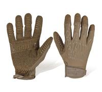 LIGHBIB Gants Tactiques Super Technicienne Extérieurs Glace En Soie En Soie Respirante Protection Du Soleil,Brun,M (21-23 Cm)