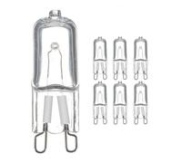 LIGHBIB Lampe De Four G9 20W 25W 40W 60W, Ampoule Halogène Durable Résistante Aux Hautes Températures G9 220V 230V Pour Réfrigérateurs Et Fours,60W,2 Pièces