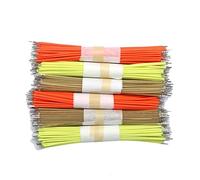 LIGHBIB Lot de 20 ampoules LED à filament flexible 130 mm, rouge, vert, bleu, 3 V, 130 mm