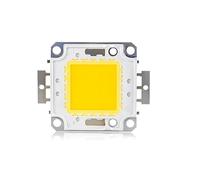 LIGHBIB Puce COB LED Haute Puissance 10W 20W 30W 50W 100W 9-12V 30-36V, Perles Pour Bricolage, Pièces De Réparation De Projecteur, 1 Pièce,blanc Chaud,9-12V 10W
