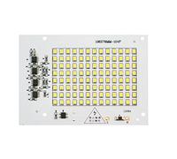 LIGHBIB Puces De Lampe À LED 220V SMD Ampoule 2835 Smart IC Entrée De Lumière LED 10W 20W 30W 50W 100W Pour Projecteur Extérieur,Blanc Chaud,CA 200-240V 50W