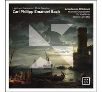 C.P.E. Bach & Accademia Ottoboni – Light and Darkness / Sonates pour flûte – CD – Arcana