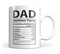 Light Autumn Papa Tasse Cadeau de Noël de sa fille - Idées de bas de Noël pour le meilleur papa du monde - Tasse en céramique unique de 11 oz pour les pères - Cadeau d'anniversaire