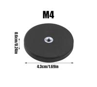 Light Bar Mounting Brackets - 2 Pieces Magnetic Base Fasteners | Internal Thread Car Light Mounting Bracket for Automotive, Truck, Trailer, Off Roads, SUV, 4x4, Vehicle Lighting Accessories