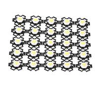 Light Bead Source de lumière à puce intégrée haute luminosité 25 pièces ampoule blanche naturelle 4000-4500K pour l'éclairage intérieur de la publicité de paysage de circulation (30000-35000K)