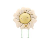 PartyDeco Ballon foil Fower Beige clair
